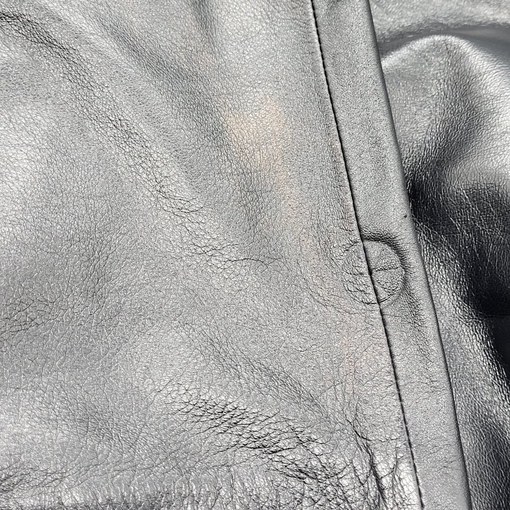 Burberry's Vintage Leather High Waisted Pants - Picture 7 of 16